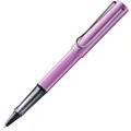 Produktbild: Lamy AL-star lilac Tintenroller - leichter Stift mit transparenten, ergonomischen Griff & Strichbreite M - Gehäuse aus Aluminium – mit Tintenrollermine M 63 Strichbreite M in schwarz