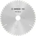 Produktbild: Bosch PRO Wood Kreissägeblatt, 216 x 2 x 30 mm Zähnezahl: 48|Außendurchmesser mm: 216|Schnittbreite (b1) mm: 2