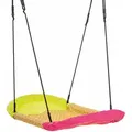 Produktbild: Nestschaukel Grandoh - Wasserdicht, Verstellbar 200-240cm, 3 Nutzer, Max. 150kg, Stoßdämpfende Polsterung, Wasserabweisend, Extrem Witterungsbeständig - Magenta - Wickey
