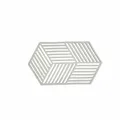 Produktbild: Zone Denmark Untersetzer Hexagon Warm Grey, Silikon, Grau, 24 cm, 31612