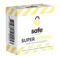 Produktbild: Safe Kondome SUPER Strong (For Extra Safety) Packung mit, 5 St., extra stabile Kondome, stark genug für Analsex, stärkere Kondome für mehr Reißfestigkeit
