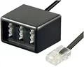 Produktbild: TAE Telefon-Adapter-Stecker, RJ45-Stecker (8P4C) an 3x TAE N/F/N- Buchse