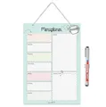 Produktbild: Menüplaner zum Aufhängen DIN A4 I Whiteboard Essensplaner ganze Woche I  dv_891