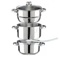 Produktbild: Haushalt International Topf-Set Haushalt International Entsafter aus Edelstahl Maße: ca. Ø 22cm, Volum