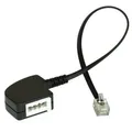 Produktbild: InLine 69946 TAE Adapterkabel RJ11 Stecker auf TAE-N Buchse 0,2m
