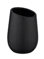 Produktbild: WENKO Zahnputzbecher Badi Schwarz, 11 x 8 x 8 cm