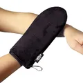 Produktbild: Selbstbräuner Handschuh für Bräunungscreme und Peeling | Bräunungshandschuh für streifenfreie Bräune | waschbar in Schwarz
