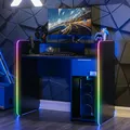 Produktbild: X Rocker Electra Gaming Schreibtisch mit RGB-Beleuchtung & Wireless Charging