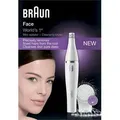 Produktbild: Braun Gesichtsepilierer und Gesichtsreinigungsbürste Face 810 mit Zusätzlicher Batterie - Weiß