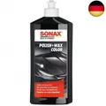 Produktbild: SONAX Polish+Wax Color schwarz (500 ml) Politur mit schwarzen Farbpigmenten und