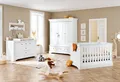 Produktbild: Kinderzimmer-Set Emilia extrabreit groß inkl. Wandregal, 4-tlg.