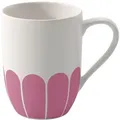 Produktbild: 6er-Set Villeroy & Boch Kaffeebecher Fleur 290 ml Premium Porcelain Cassis
