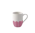Produktbild: Villeroy & Boch Becher Fleur Couleur Henkelbecher 290 ml, 1-tlg., Porzellan