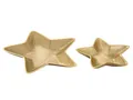 Produktbild: Amagohome Dekoschale Dekoschalen Stern 2er Set Starlight Weihnachtsdeko Aluminium