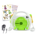 Produktbild: X4-TECH CD Player und Karaoke für Kinder mit 2 Mikrofonen inkl. Sticker-Set