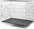 Produktbild: TRIXIE Hundebox Home – XL: 116 × 86 × 77 cm – faltbarer Hundekäfig mit 2 Türen & Sicherheitsverschlüssen, verzinkte Transportbox mit stabiler Bodenwanne für Zuhause & unterwegs – 3926