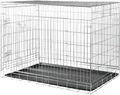 Produktbild: TRIXIE Hundebox Home – XL: 116 × 86 × 77 cm – faltbarer Hundekäfig mit 2 Türen & Sicherheitsverschlüssen, verzinkte Transportbox mit stabiler Bodenwanne für Zuhause & unterwegs – 3926