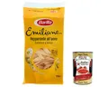 Produktbild: 3x Barilla Pasta all' Uovo Le Emiliane Pappardelle, Pasta mit Ei 250g+Polpa 400g