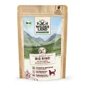 Produktbild: Wildes Land - Nassfutter für Hunde - Bio Rind - 10 x 125 g - Getreidefrei - Extra hoher Fleischanteil von 60% - 100% zertifizierte Bio-Zutaten - Beste Akzeptanz und Verträglichkeit