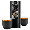 Produktbild: EISCH Gläser Set 24 Karat Gold Cosmo (2 Stk) in Geschenkröhre, Echtgold veredelte Kristallgläser, spülmaschinengeeignete Becher für Sekt, Wasser, Wein, Made in Germany (Art.-Nr. 180201)