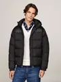 Produktbild: Tommy Hilfiger Steppjacke MIX DOWN HOODED PUFFER JACKET mit abnehmbarer Kapuze