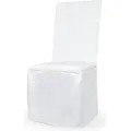 Produktbild: Partydeco Matt fabric chair cover, white (1 pkt / 1 pc.) (1 Stk.) (39404482)