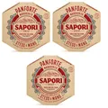 Produktbild: 3x Sapori Panforte Margherita Steso a Mano Weihnachtskuchen mit Ganzen Süßen Mandeln, Orangenschale, Melone und Kandierter Zitrone Bäckerei-Süßwaren-Produkt 320g Packung