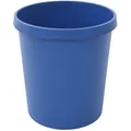 Produktbild: Papierkorb Helit 18 L blau Runder Mülleimer ohne Deckel 86052503