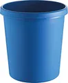 Produktbild: helit H6105834 - Papierkorb „the german“, 18 Liter, blau, mit umlaufendem Griffrand, aus Kunststoff, 1 Stück