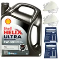 Produktbild: 5 Liter original Shell Helix Ultra Prof. AG 5W30 Motoröl 550040557 ACEA C3 SET