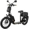 Produktbild: E-Scooter mit Straßenzulassung - XI-1500-EEC 45km/h - MaxRange 25Ah, Elektro Scooter mit ABE, Zulassung, Elektroroller, Roller EScooter - schwarz - Schwarz