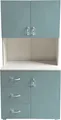 Produktbild: Küchenschrank Blanca Hellblau Weiß