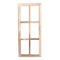 Produktbild: UNUS Deko Fenster aus Holz, Fensterrahmen im Vintage Design, Bilderrahmen rechteckig 76 x 32 x 2 cm