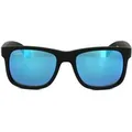 Produktbild: Ray-Ban Sonnenbrille Justin 4165 622/55 Gummi Schwarz Blau Spiegel