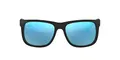 Produktbild: Ray-Ban 0RB4165 Justin Classic Sonnenbrille Large (Herstellergröße: 54), Schwarz (Gestell: Schwarz, Gläser: Blau Verspiegelt 622/54)