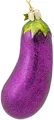 Produktbild: SIKORA Aubergine besondere Weihnachtskugel Glas Christbaumschmuck Deko Figur Weihnachten Anhänger Ornament - Trend Line - BS597