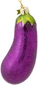 Produktbild: SIKORA Christbaumschmuck Aubergine besondere Weihnachtskugel Glas Anhänger – BS597, Christbaumschmuck Deko - traditionell, witzig & außergewöhnlich