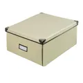 Produktbild: Idena Aufbewahrungsbox mit Deckel 36 x 28,2 x 17 cm creme Pappe faltbar