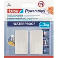 Produktbild: Tesa - Haken Powerstrip 2er-Set, waterproof, weiß Haken
