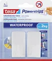Produktbild: tesa Haken Powerstrip 2er-Set, waterproof, weiß  Klebehaken