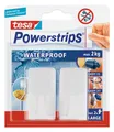 Produktbild: Tesa Haken Wave weiß Inhalt 2 Stück Powerstrips Waterproof - 59701-00-00