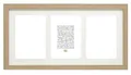Produktbild: Deknudt Galerierahmen Braun für 3 Bilder 10x15 cm auch zum  Stellen S66KB3
