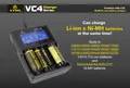 Produktbild: Xtar VC4 - Ladegerät für Li-Ion 3,6V - 3,7V und NIMH Akkus mit USB Kabel