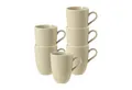 Produktbild: Seltmann Weiden Becher Beat Color Glaze Kaffeebecher 350 ml 6er Set, 6-tlg., Porzellan