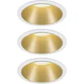 Produktbild: Paulmann 93406 Cole Coin Einbauleuchte 3er Set  Led  6.50 W Weiß, Gold