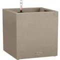 Produktbild: Lechuza Übertopf CANTO Stone 40 low, sandbeige, 40 x 40 x 40 cm, aus Kunststoff, für innen und außen, Wasserspeicher und Innentopf