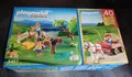 Produktbild: Playmobil 5457 - Reiter Mit Ponys Und Wagen - NEU (Box Beschädigt)