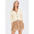 Produktbild: JDY Strickjacke JDYJUSTY L/S SHORT CARDIGAN KNT NOOS beige M (38)