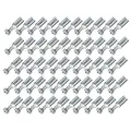 Produktbild: 50 Flachsteckhülse 2,8x0,5 Kabelschuh unisoliert 0,50²-1,00² Rastpunkt DIN/UL