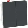 Produktbild: Schneider Nu321354 Doppelschalter 2 Module Anthrazit